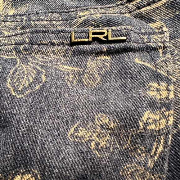 LRL Lauren Print Jeans ~ 4 - Picture 5 of 11